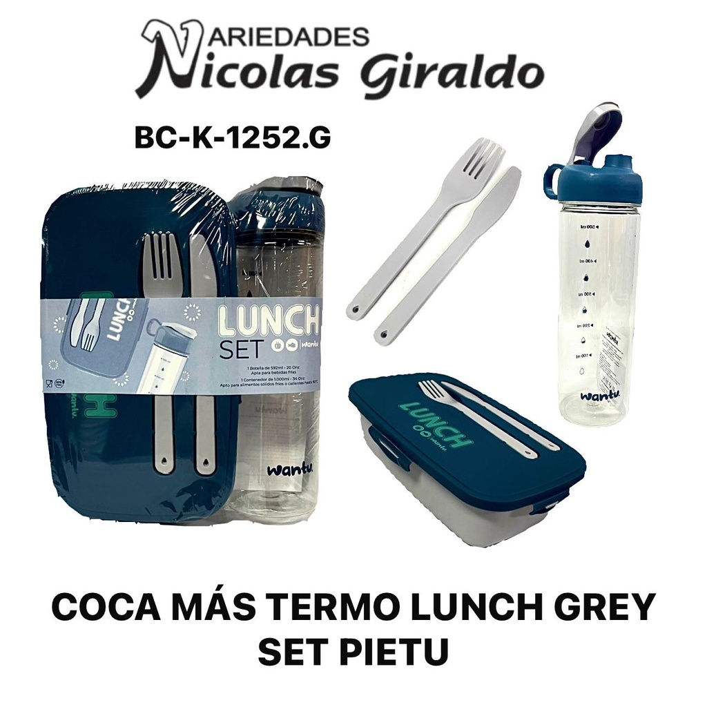 Coca mas termo lunch grey set pietu