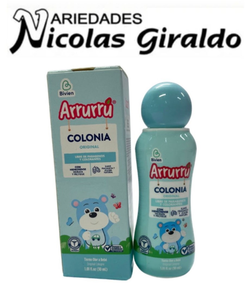 [AAB238] Colonia arrurru mini azul