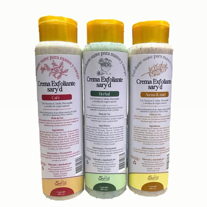 [SY54845] Crema exfoliante saryd X480ml 