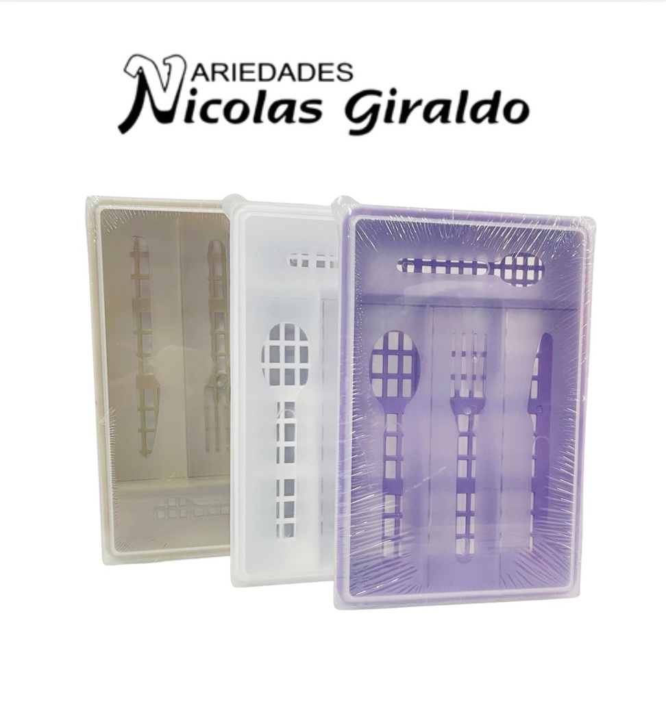 Cubiertero con tapa mundiplas