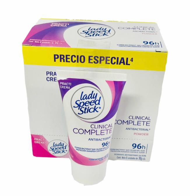 [CO01822A] Desodorante colapsible x30g lady clinical cajax6