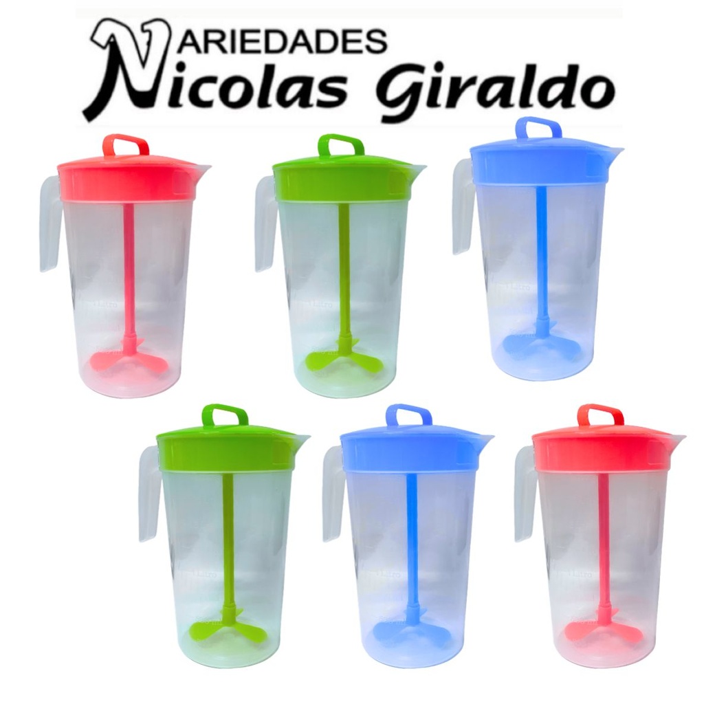 [J2M] Jarra mezclador paquete x6 girar 