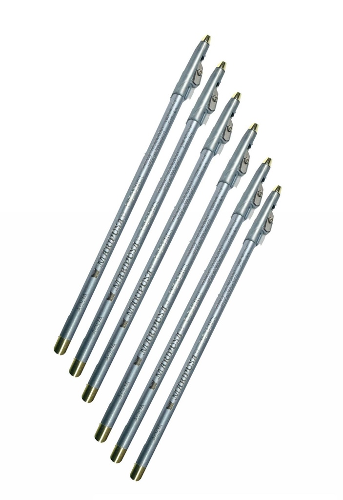 Lapiz ojos mariposa aqua bolsa X12