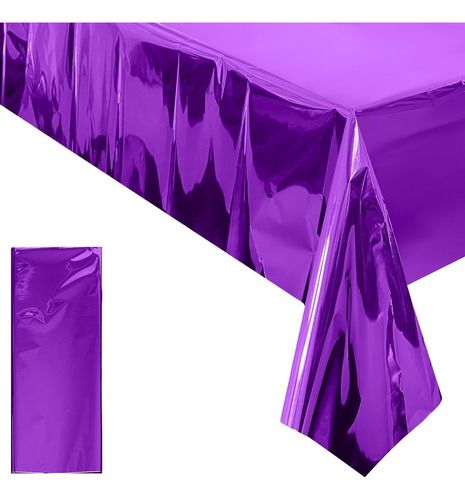 Mantel fiesta brillante morado