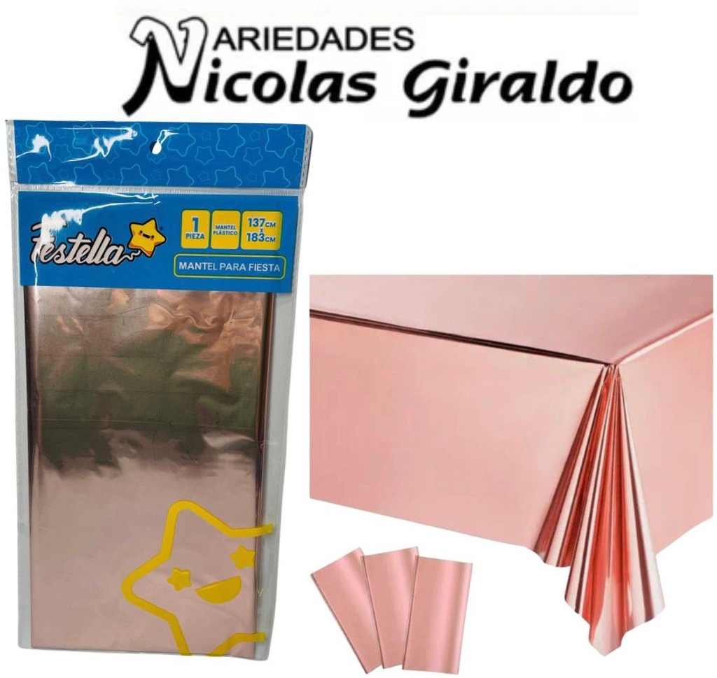 [2D-6828] Mantel fiesta brillante palo rosa(DF-005)