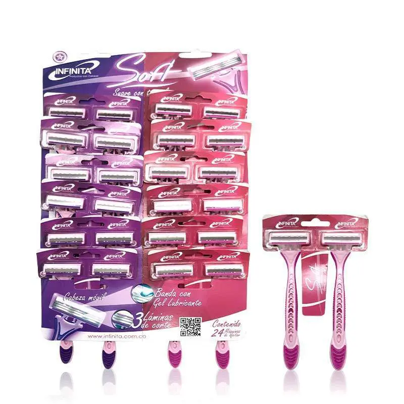 [MG6W] Maquina afeitar infinita carton x24 dama