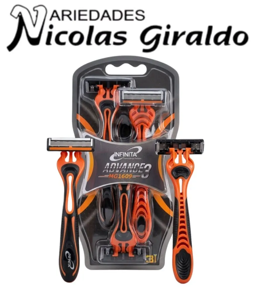 [MG1609] Maquina afeitar infinita x3 hombre