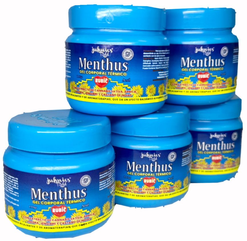 Menthus junhios azul x110 mediano
