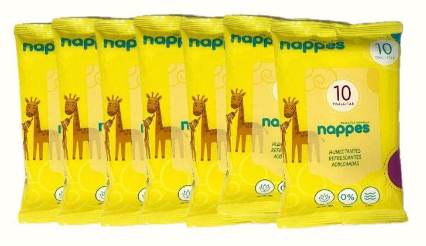 Pañitos humedo nappes x10 PQT X12 (UND $725)