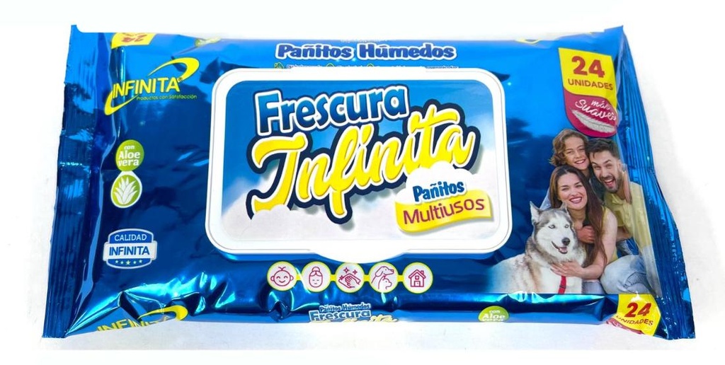 Pañitos humedos infinita x24