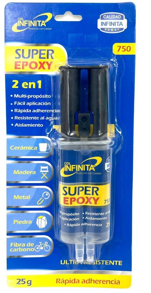 Pega epoxy infinita (soldadura liquida)