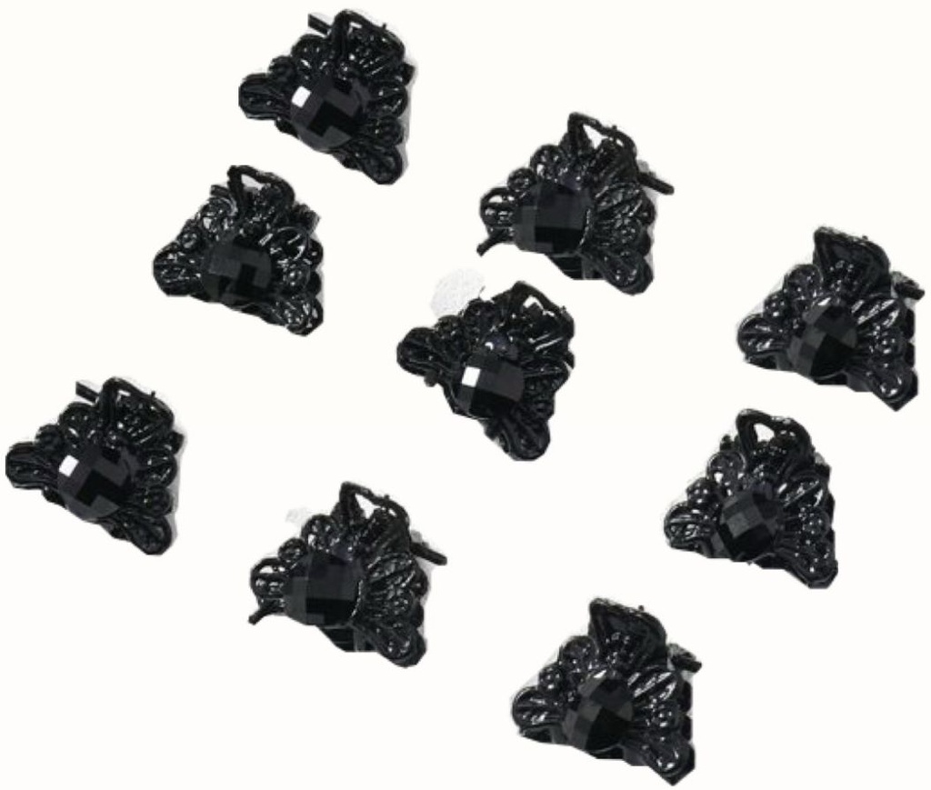 Pinza Caiman mini x12 negro (REF: CMC60092)