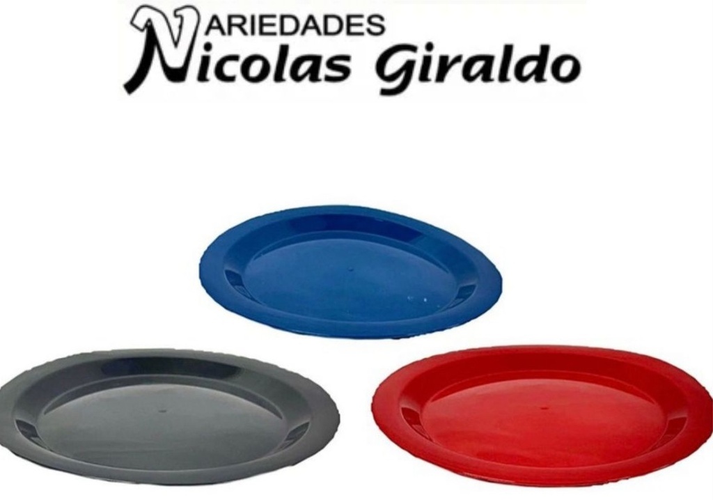 [FH026JEH] Plato plastico pando PQT X12