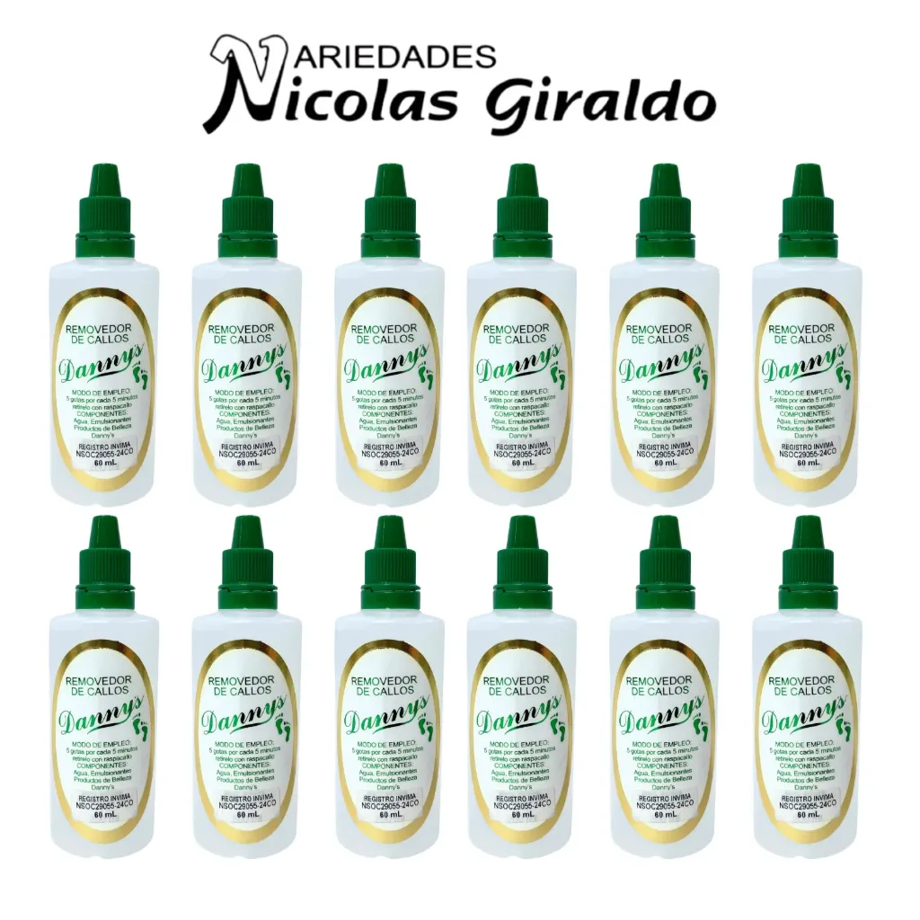[00130001] Removedor callos sencillo Dannys PQT X12 