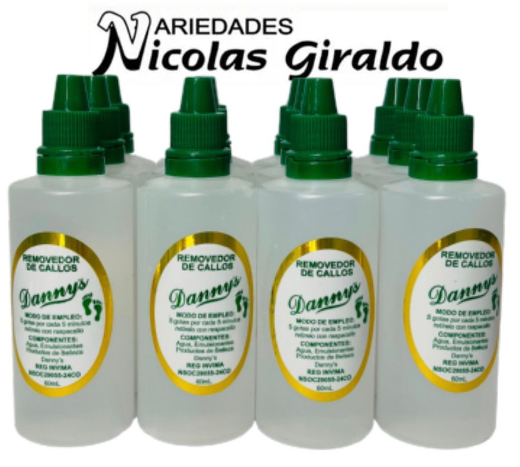 Removedor callos sencillo Dannys PQT X12 