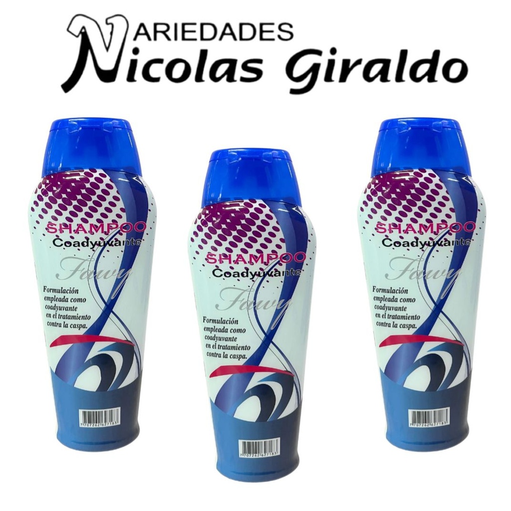 Shampoo fawy coadyuvante anticaspa x500ml
