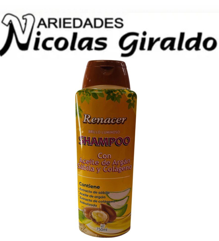 [PDC142] Shampoo renacer argan x750ml (4SH013)