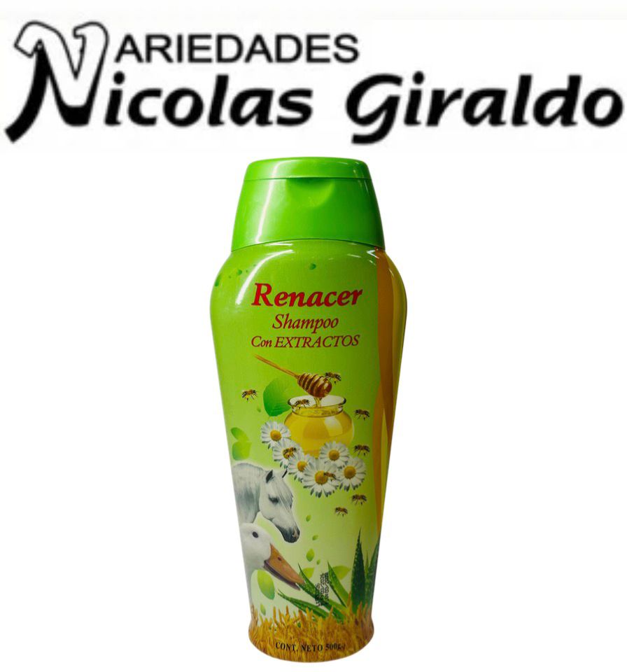 Shampoo renacer x500ml extrato natural ([4SH002)
