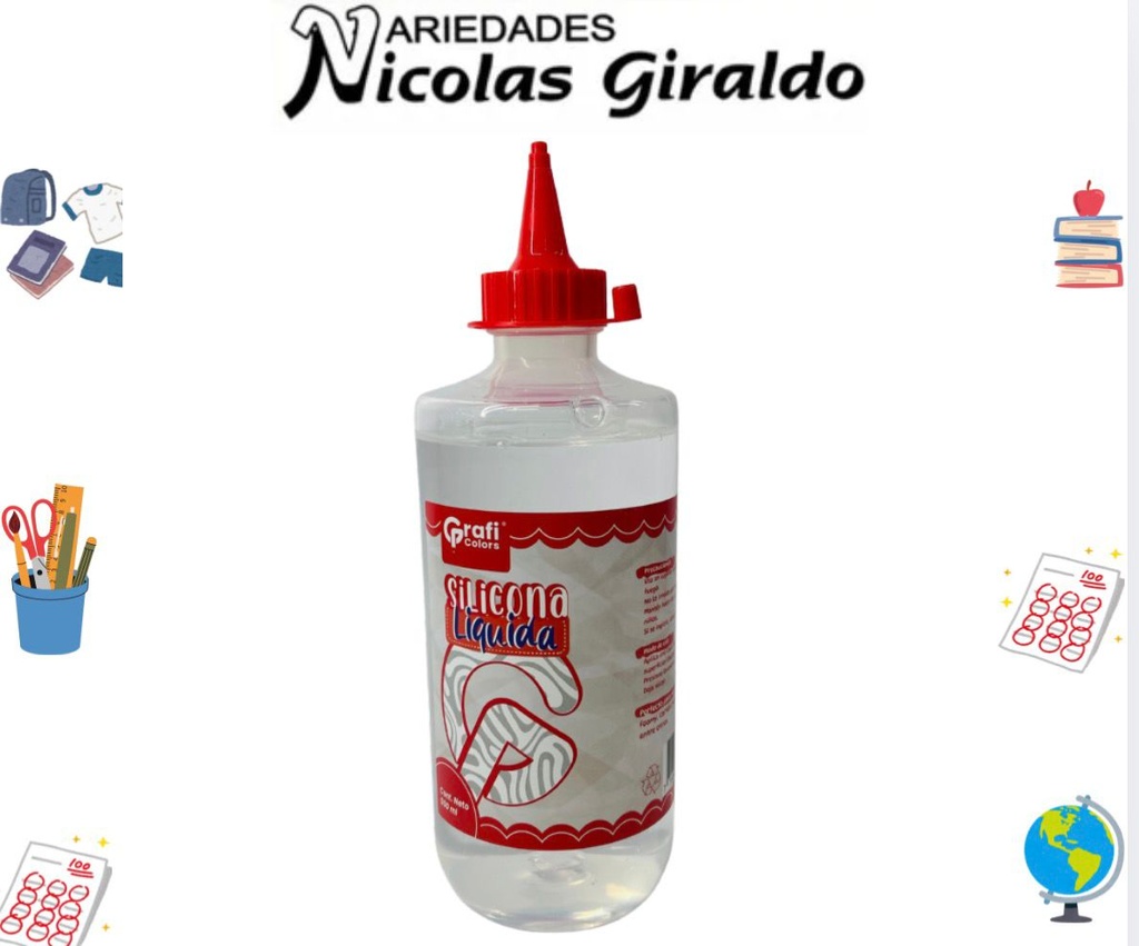Silicona liquida x500ml graficolors