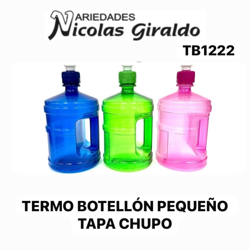 Termo botellon pequeño tapa chupo