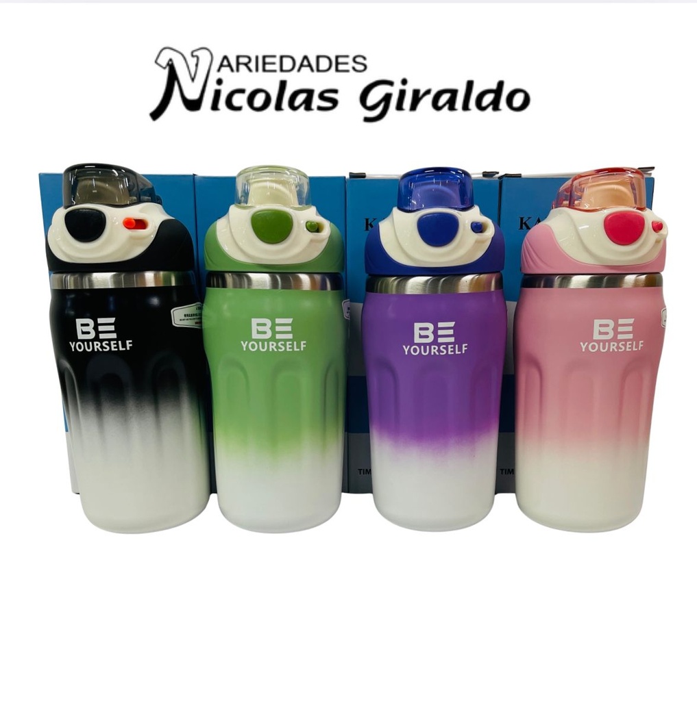 Termo metal pequeño fino