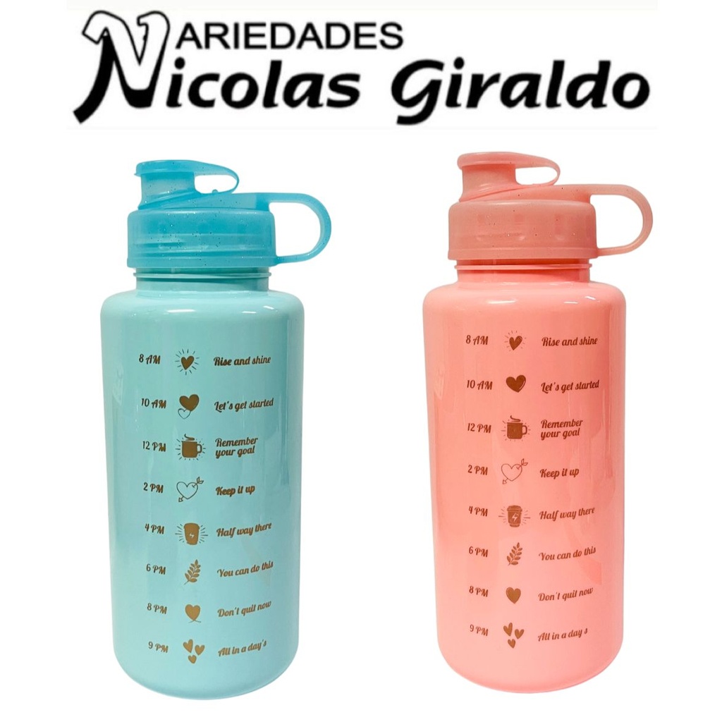 [FT31] Termo pink liso pastel 1200ml 