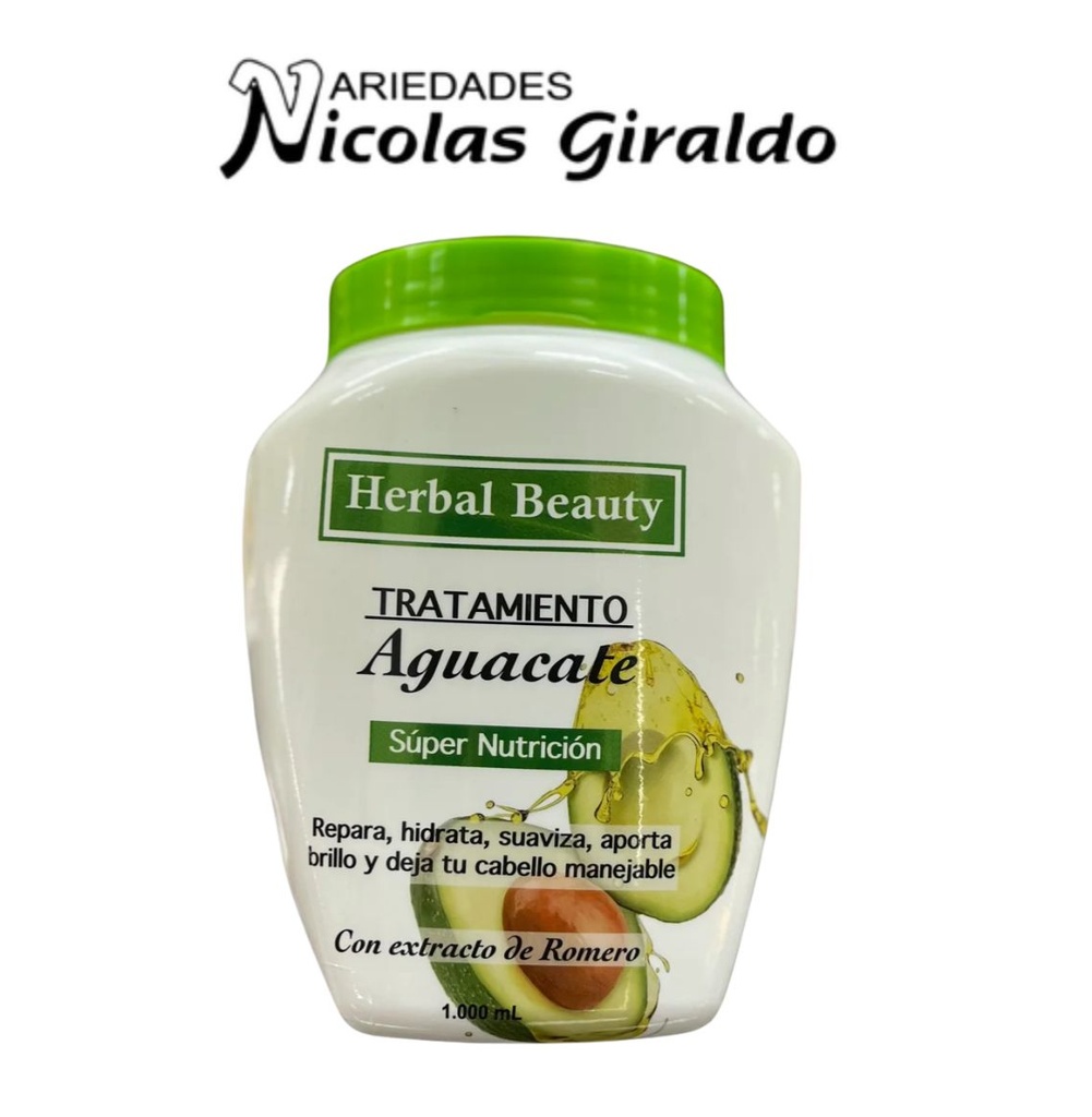 Tratamiento pote x1000ml aguacate