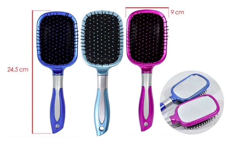 Cepillo salon con espejo 