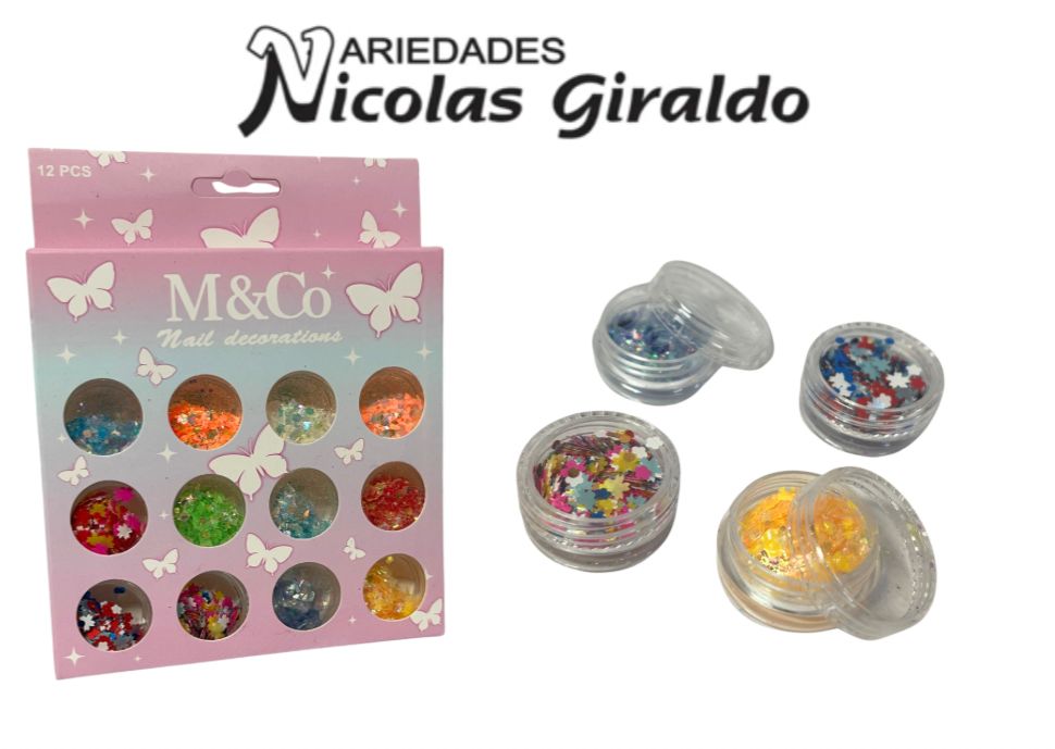 [DN838] Aplique para uñas x12