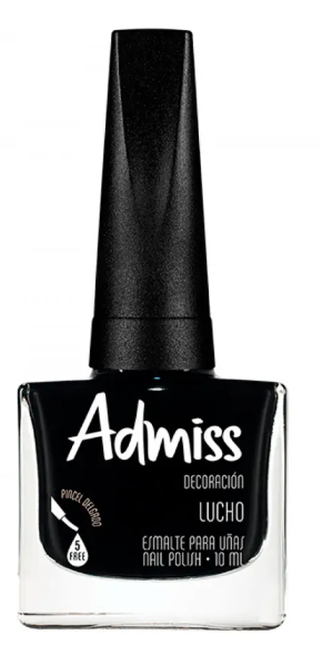 Esmalte admiss 10ml lucho decora (negro decor)