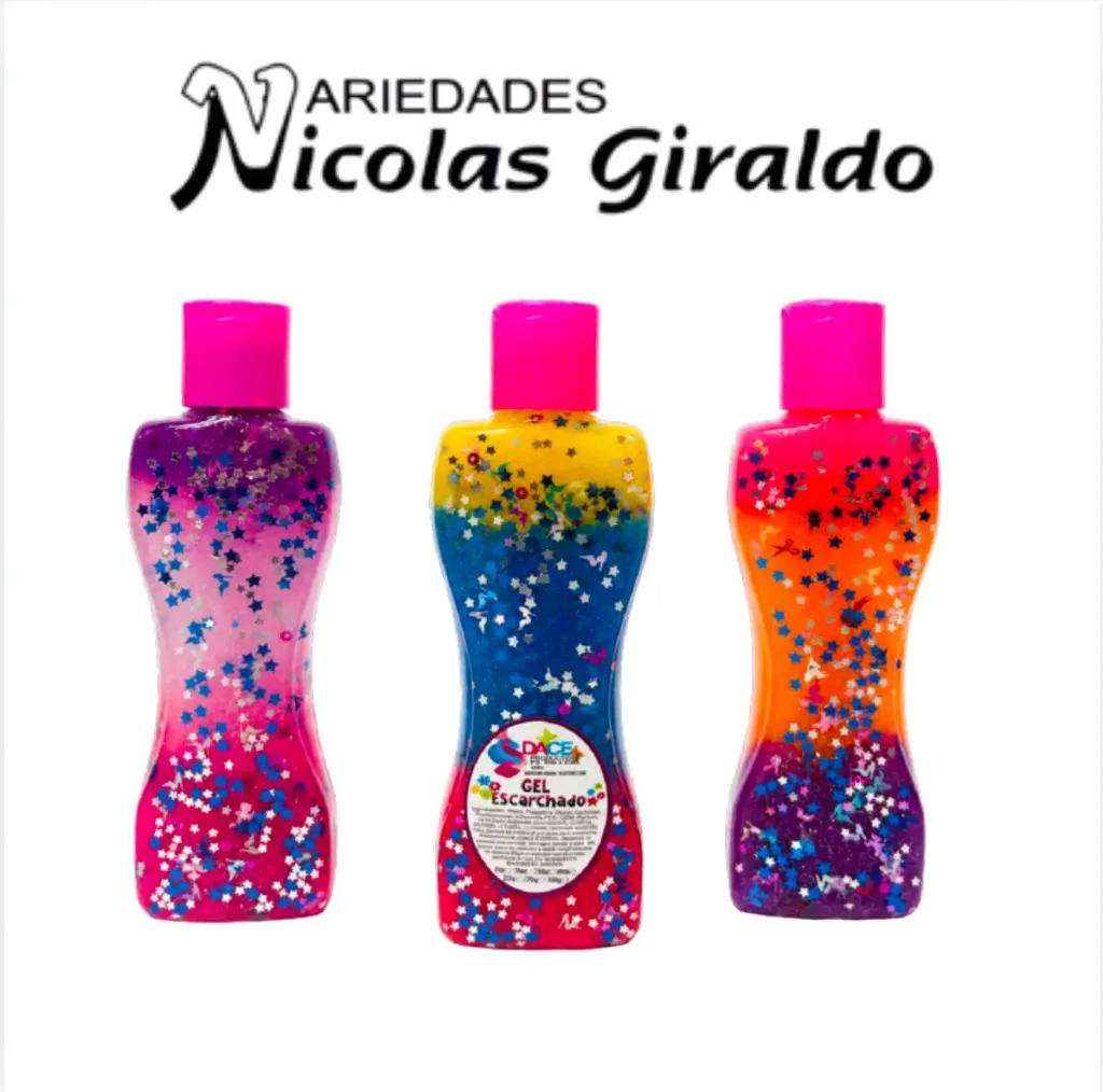 Gel escarchado para peinados