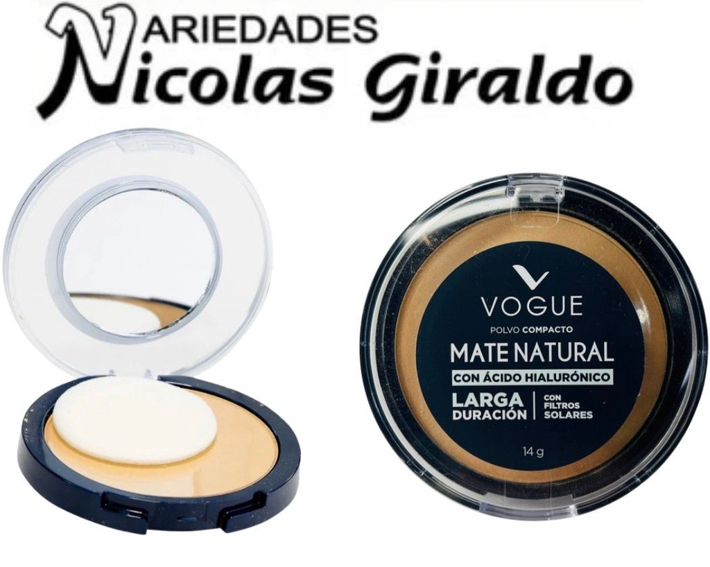 [H1596701] Polvo compacto vogue canela