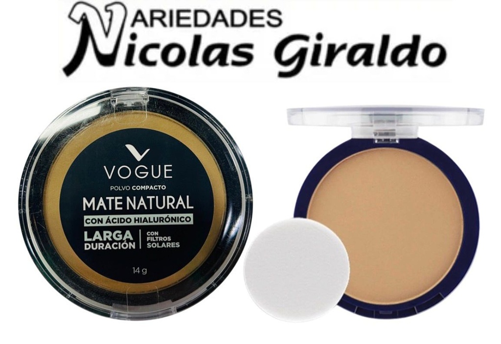 Polvo compacto vogue moreno H551600 AL 6800