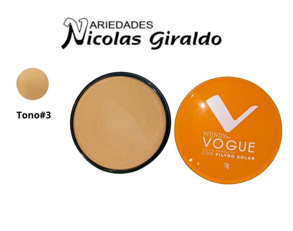 Polvo compacto wendy #3 770243319