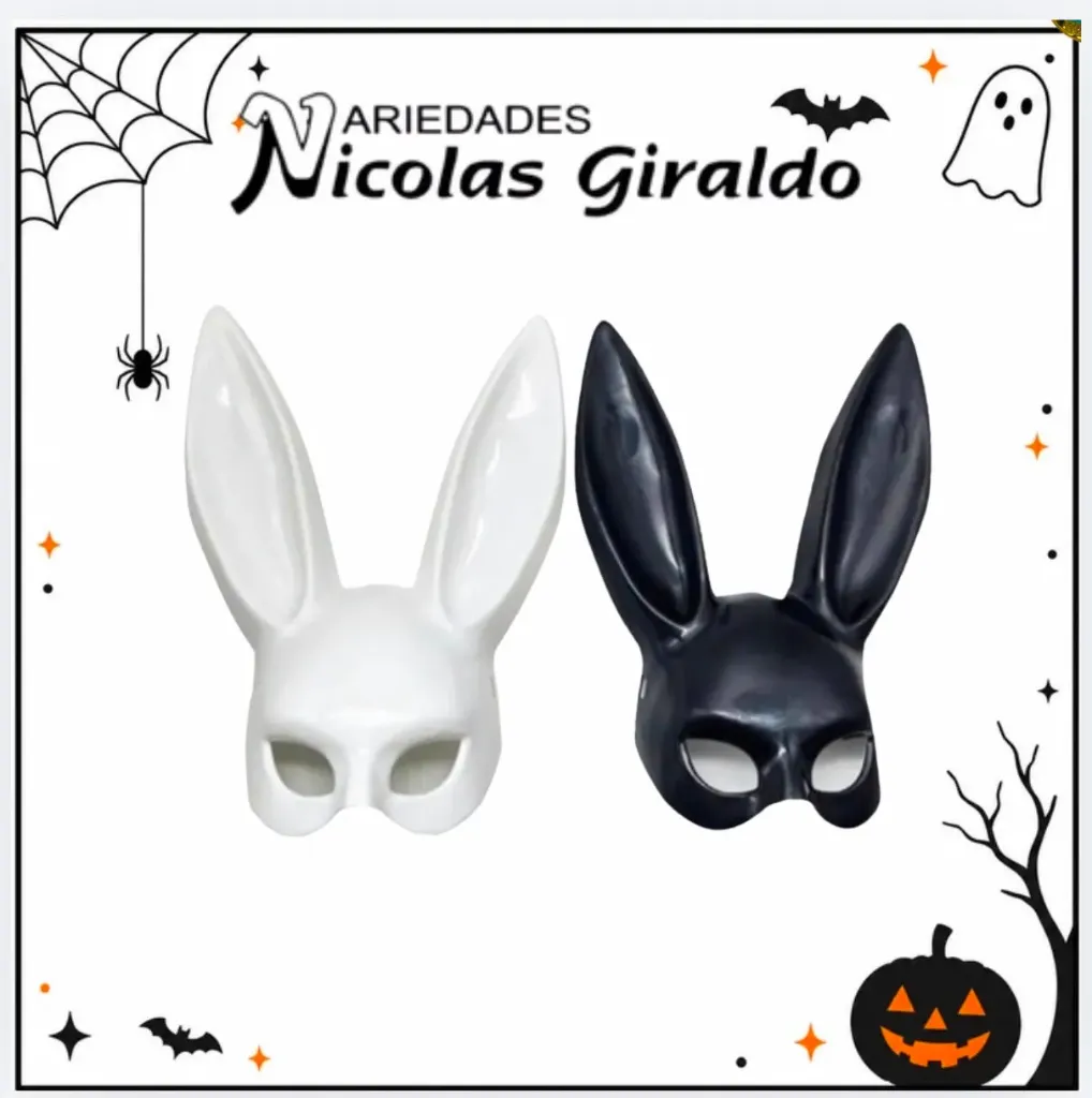 [DK159] @Antifaz halloween conejo