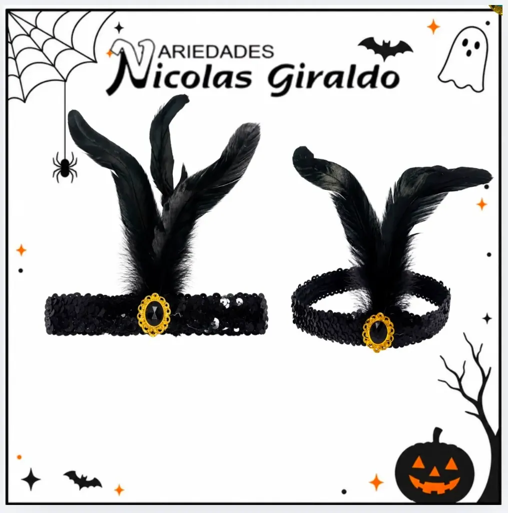 [DK145] @Balaca halloween con pluma
