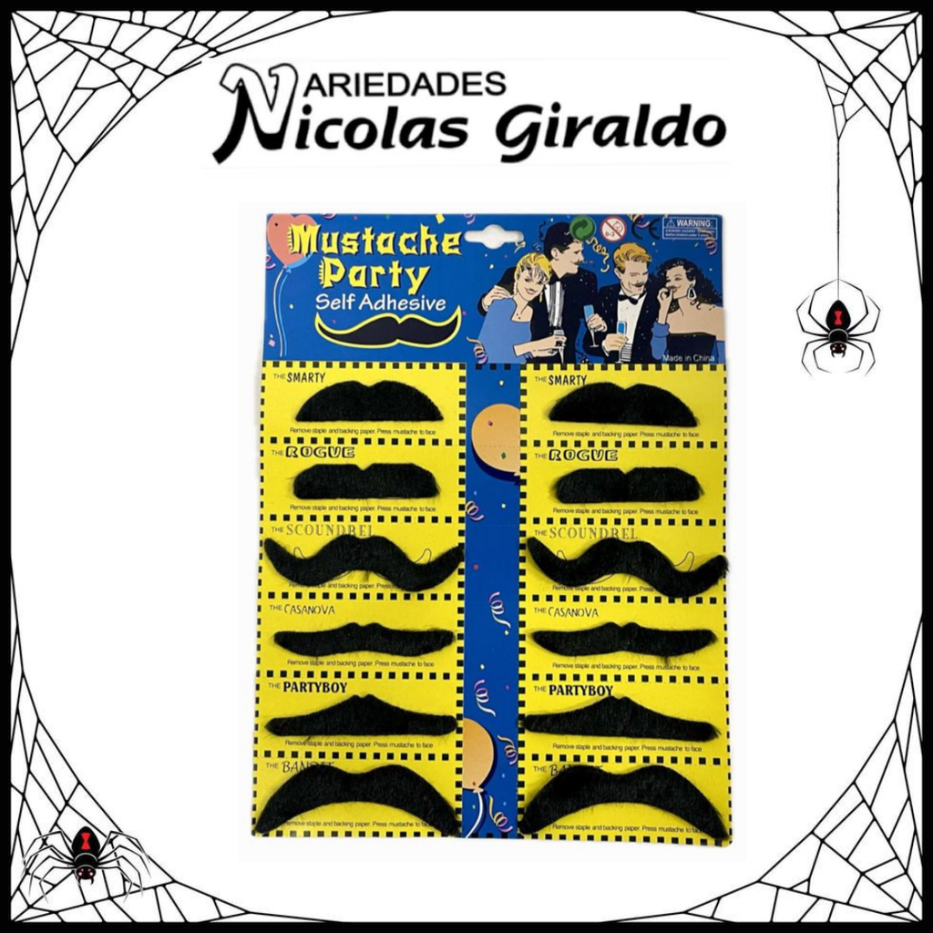 @Bigote halloween carton x12