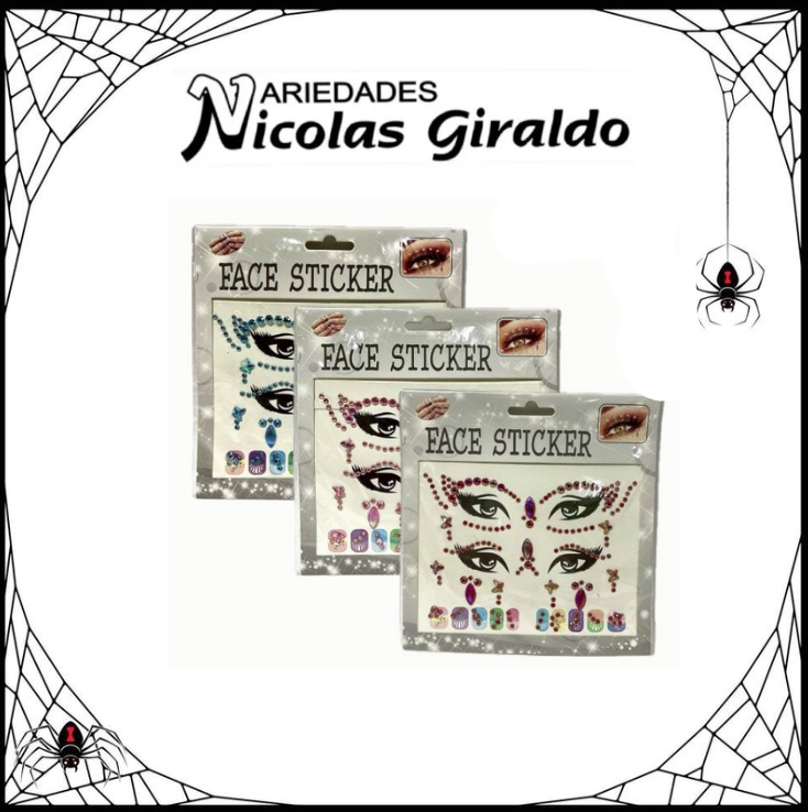 @Carton stickers rostro x1 Hallowen