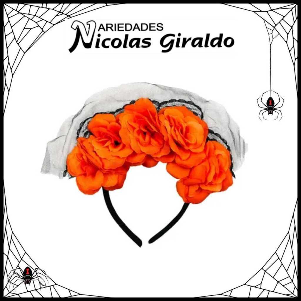 @Diadema halloween catrina flores