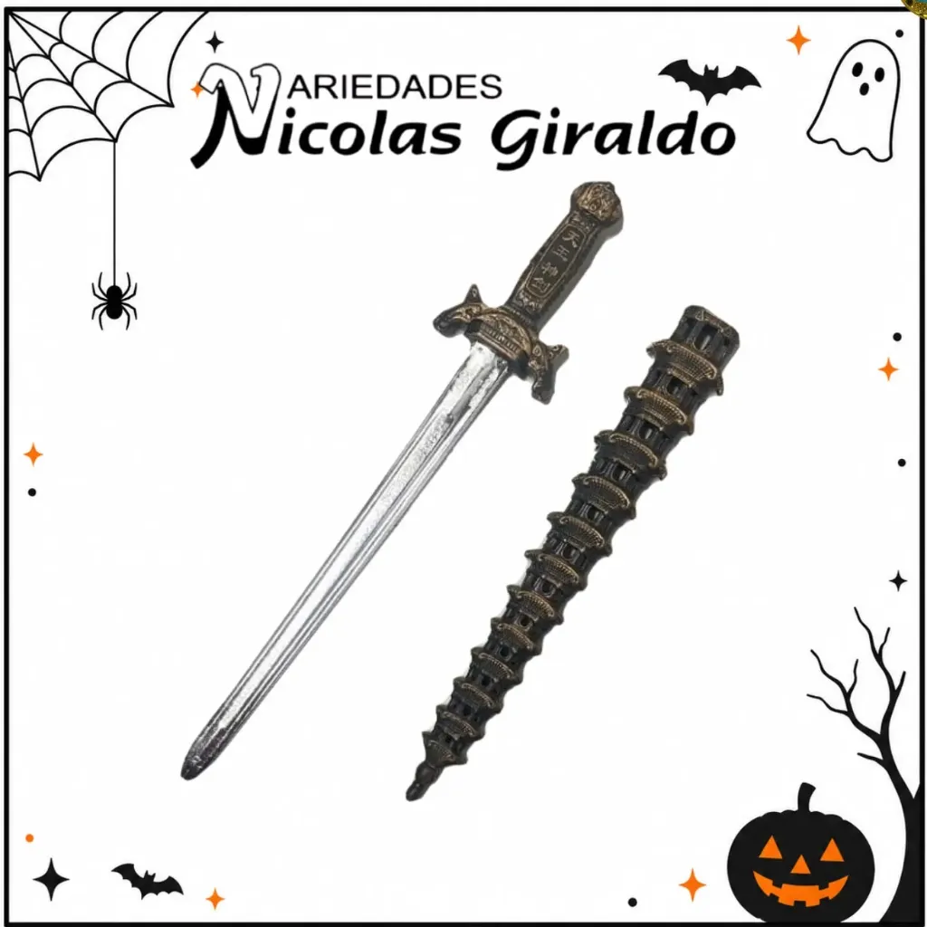 Espada china estuche halloween