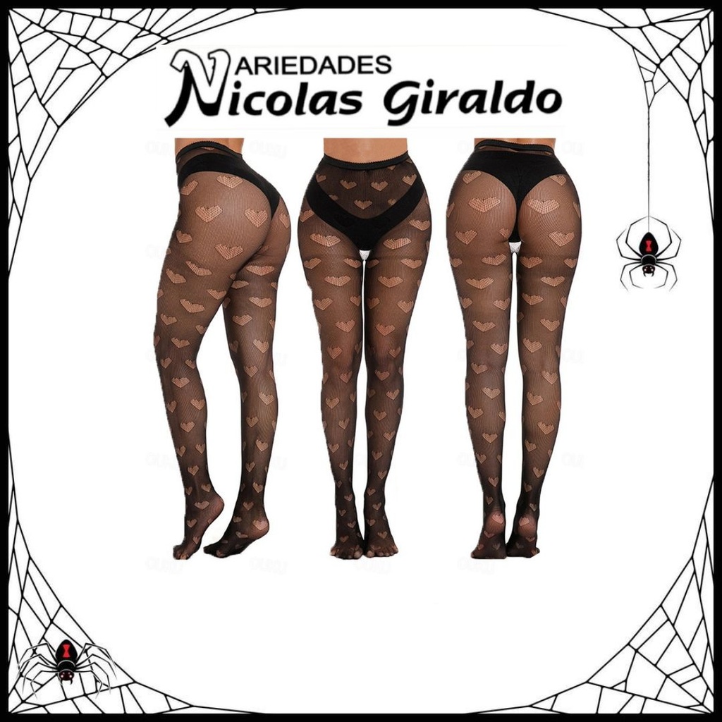 Media Halloween corazones 