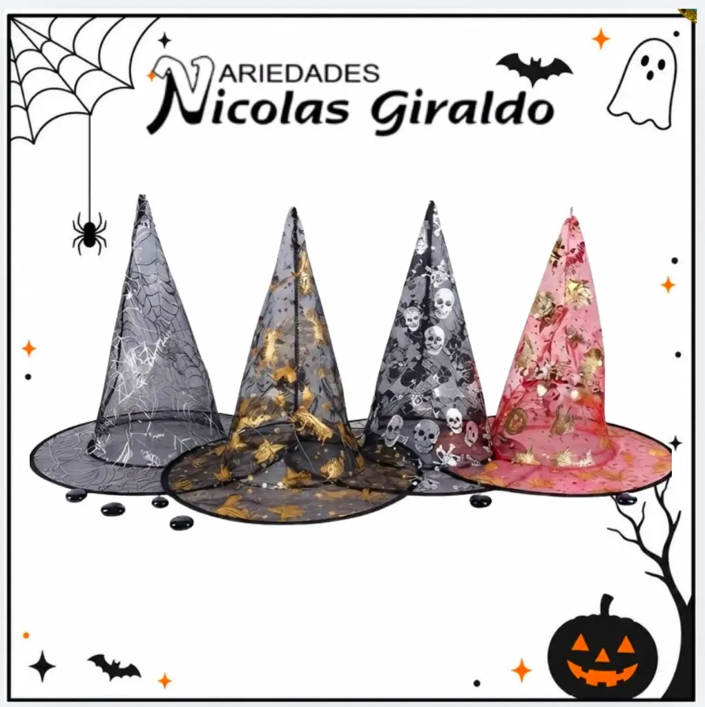 Sombrero bruja sencillo halloween