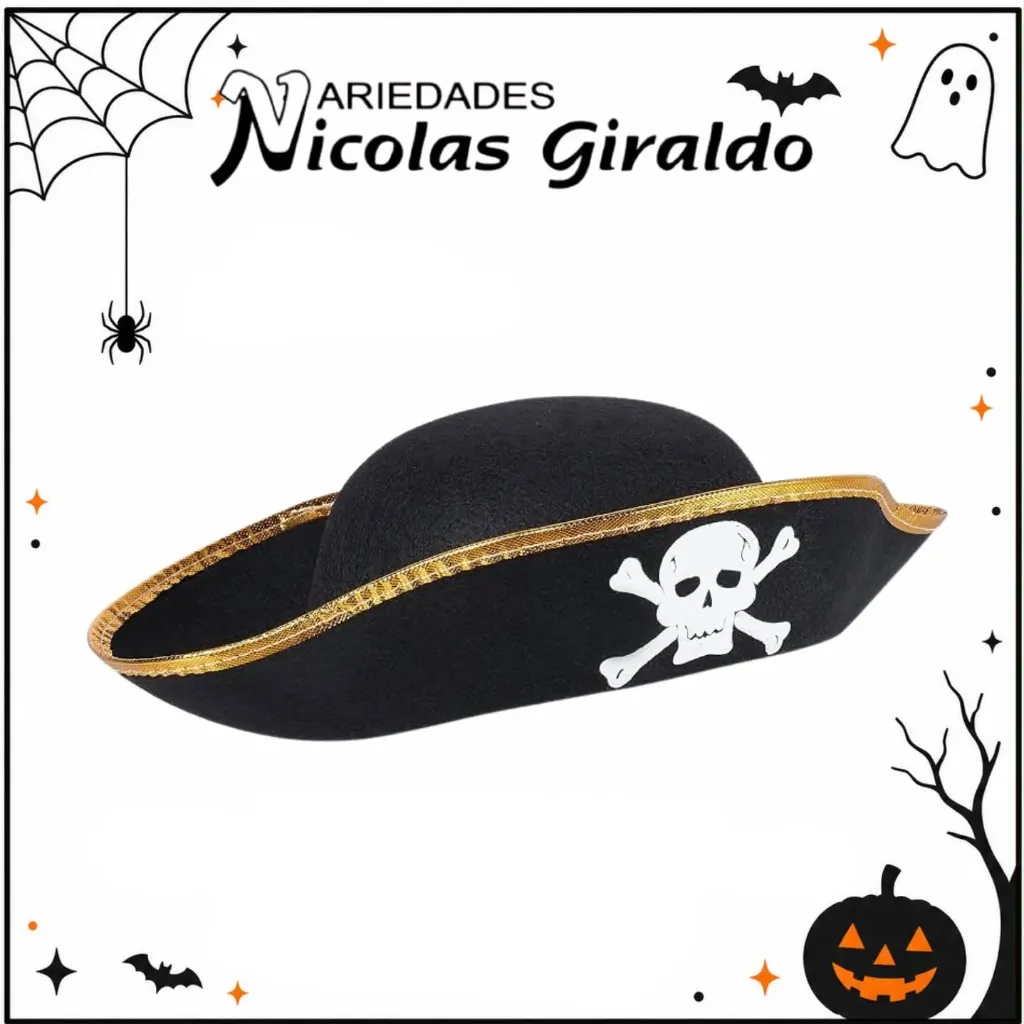 Sombrero pirata niño halloween