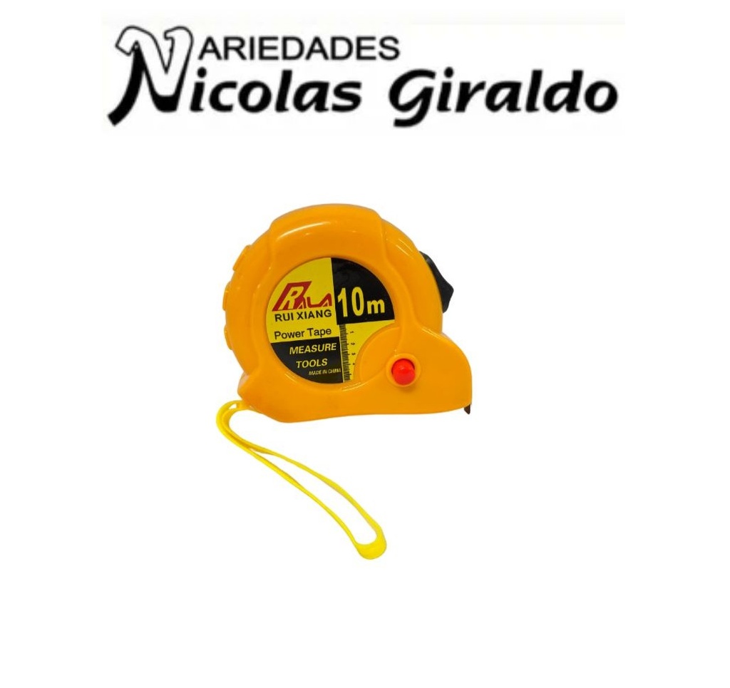 Metro X10 metros amarillo