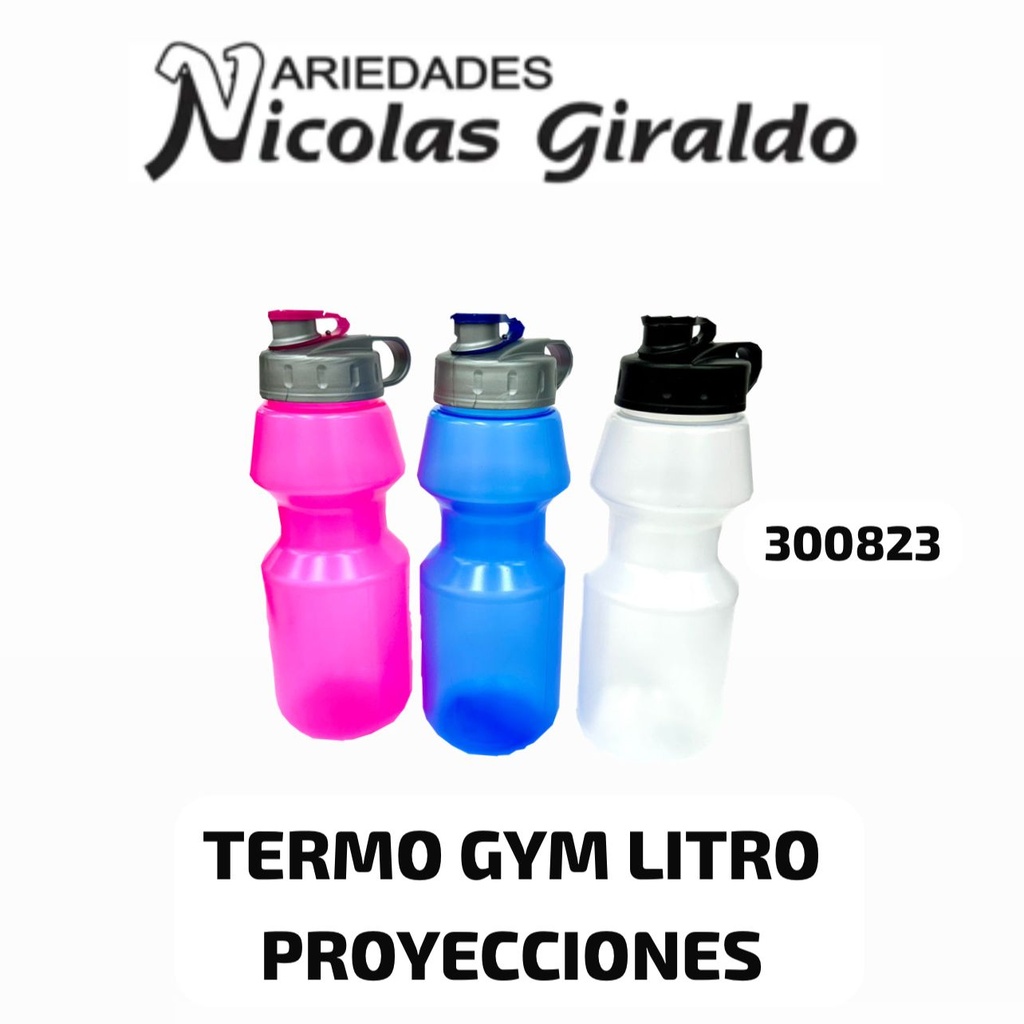 Termo gym litro proyecciones