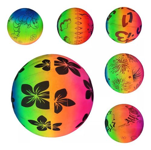 Balon color arcoiris pequeño 