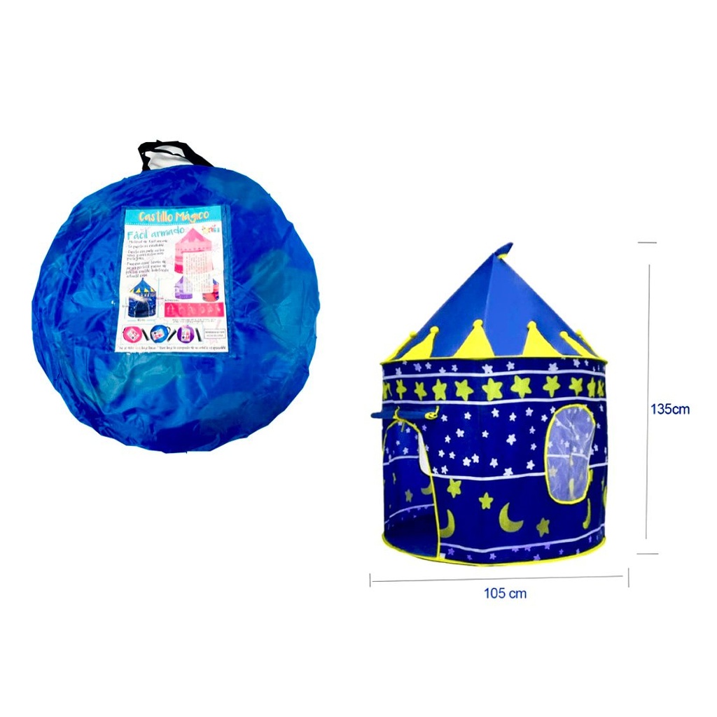 (KL9999)@Castillo infantil azul