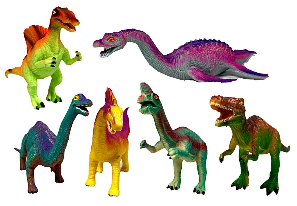 Dinosaurio chillon grande x 6 fino