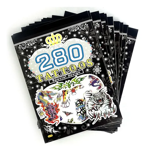 Libro tatuajes grande paquete x10 