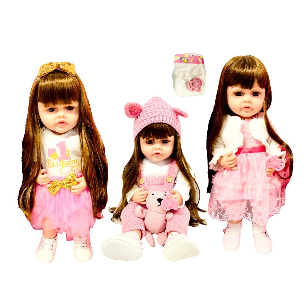 Muñeca Bebe real importada grande 